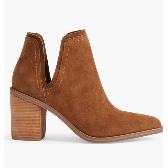 STEVE MADDEN Havannah Pointed Toe Bootie (Women) Chestnut Suede.  6.5M  … - Picture 3 of 15